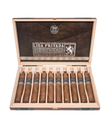 Drew Estate Liga Privada 10 Anniversario Selección de Mercado Toro Box 10 szál
